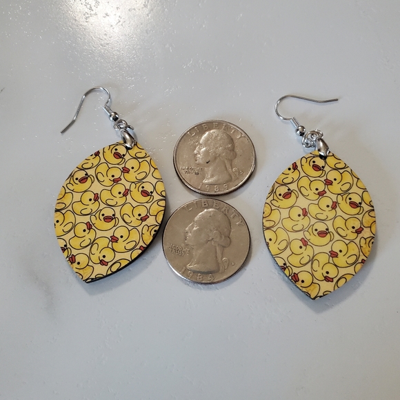 Rubber Duckies  Earrings - Picture 6 of 8